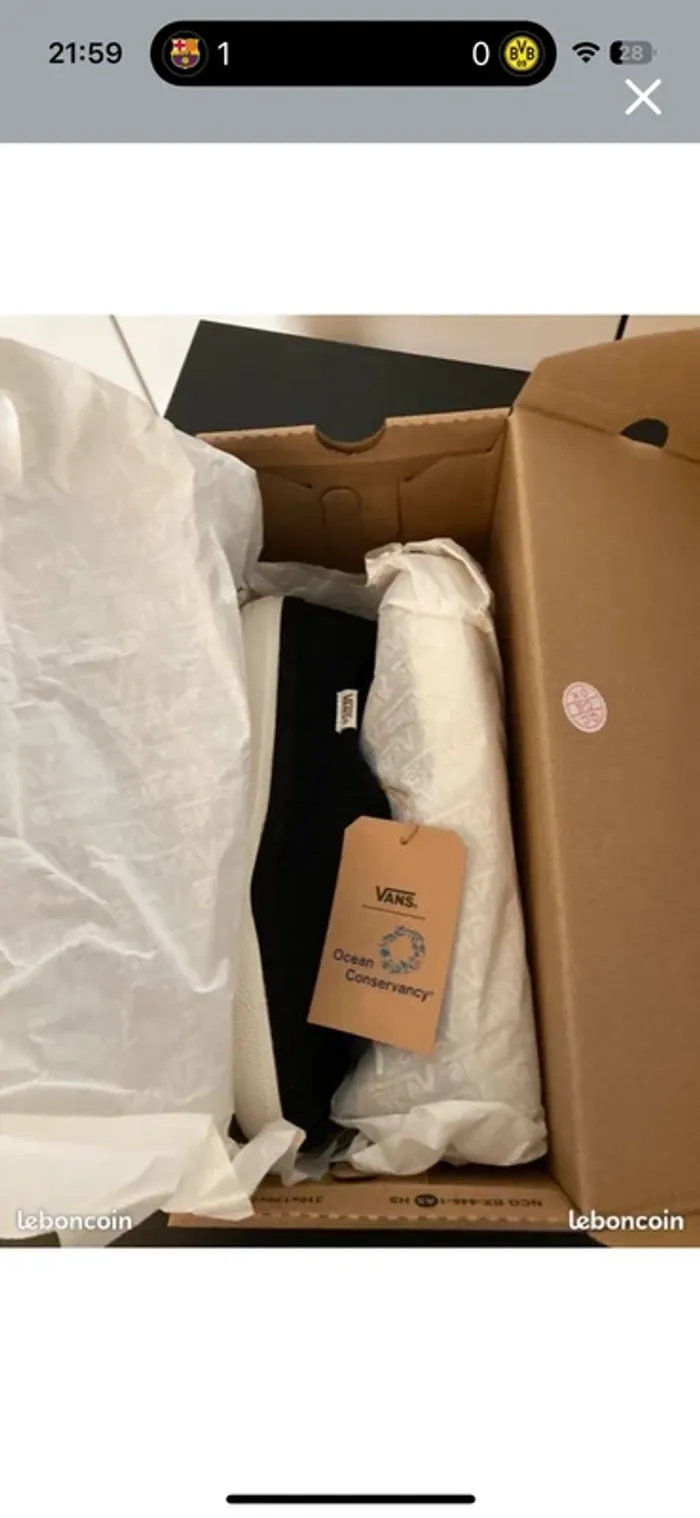 Vans baskets circle vee noir confortable taille 36 neuves dans leur boite - photo numéro 8