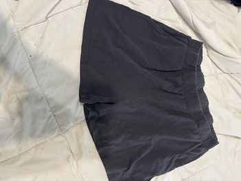 Short coton gris foncé