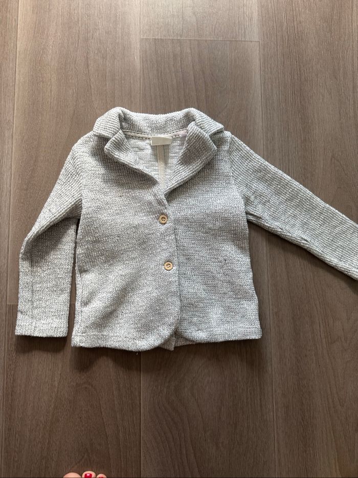 Veste tailleur grise Zara