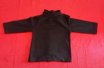 Haut noir fille Kiabi 6 mois neuf