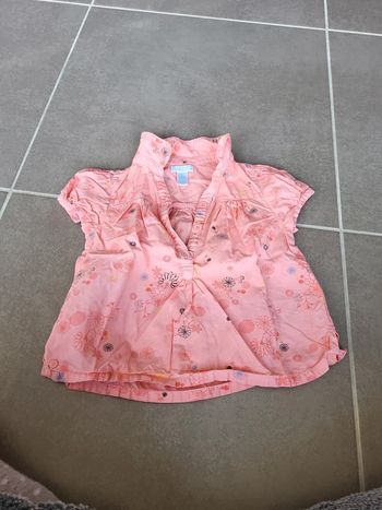 Tee-shirt okaïdi fille 18 mois