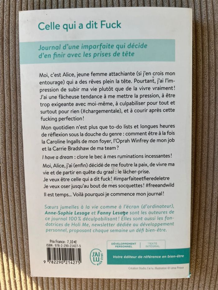 Celle qui a dit Fuck Journal d’une imparfaite qui décide d’en finir avec les prises de tête - photo numéro 2