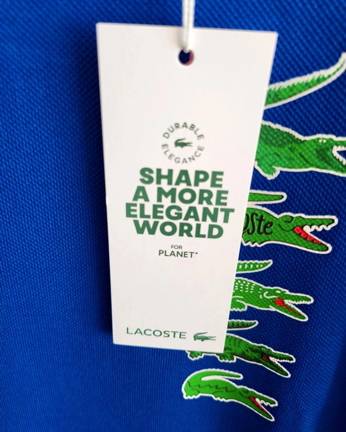 Robe Lacoste col Claudine bleu taille 10 ans - photo numéro 14