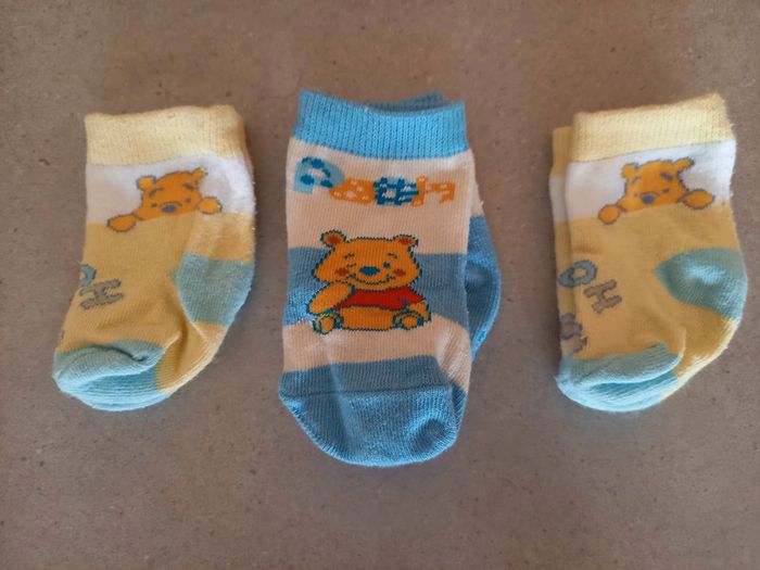 Lot de 3 paires de chaussettes Winnie l'ourson 14-15