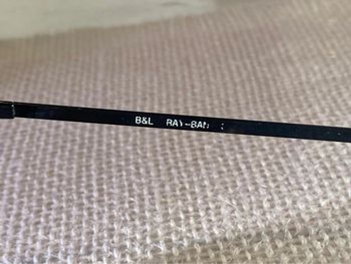 Lunettes de soleil Ray Ban Olympian Black Noir made in usa B&L Bauschlomb vintage 11 DLX - photo numéro 3