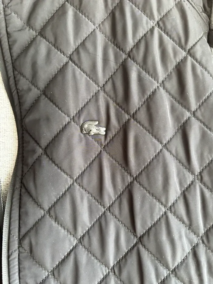 Veste Lacoste noire - photo numéro 4