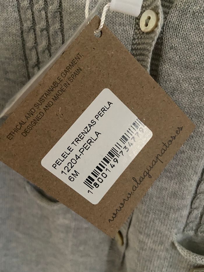 Combinaison bébé grise neuve - photo numéro 6