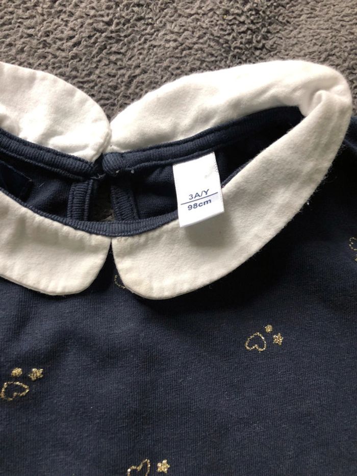 T shirt manches longues habillé Obaibi 3 ans 98 cm - photo numéro 2