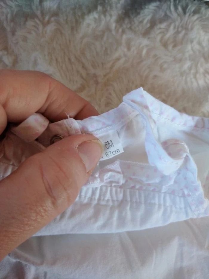 Robe été Fille 6 mois Flowery Friends 100% coton - photo numéro 5