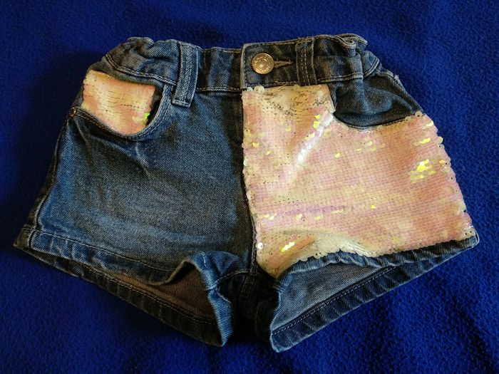 Short en jean fille taille 4 ans