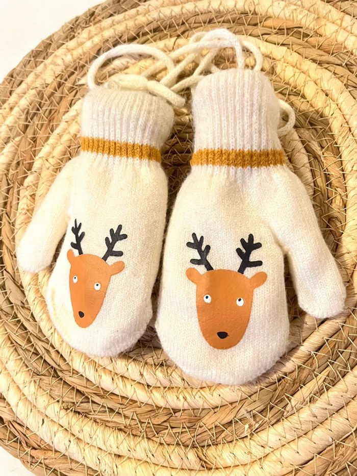 Tour de cou + moufles taille 9-12 mois - photo numéro 3