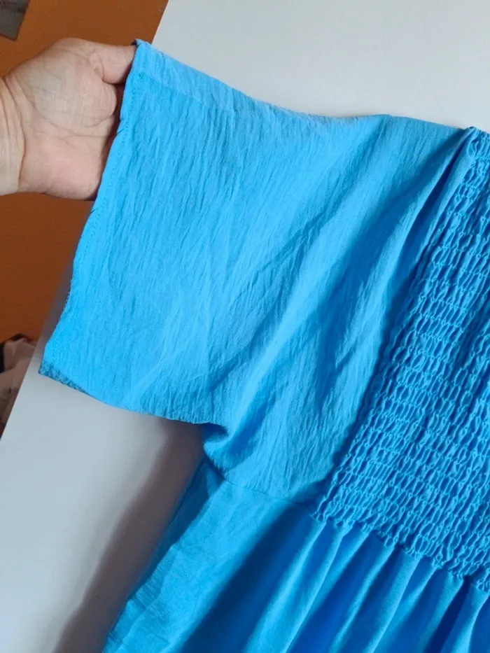 Robe longue été bleu ciel - photo numéro 6