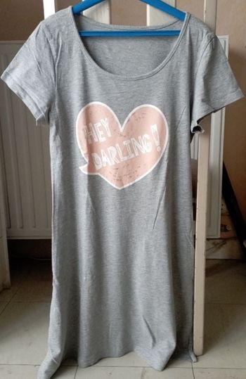 Chemise de nuit manches courtes