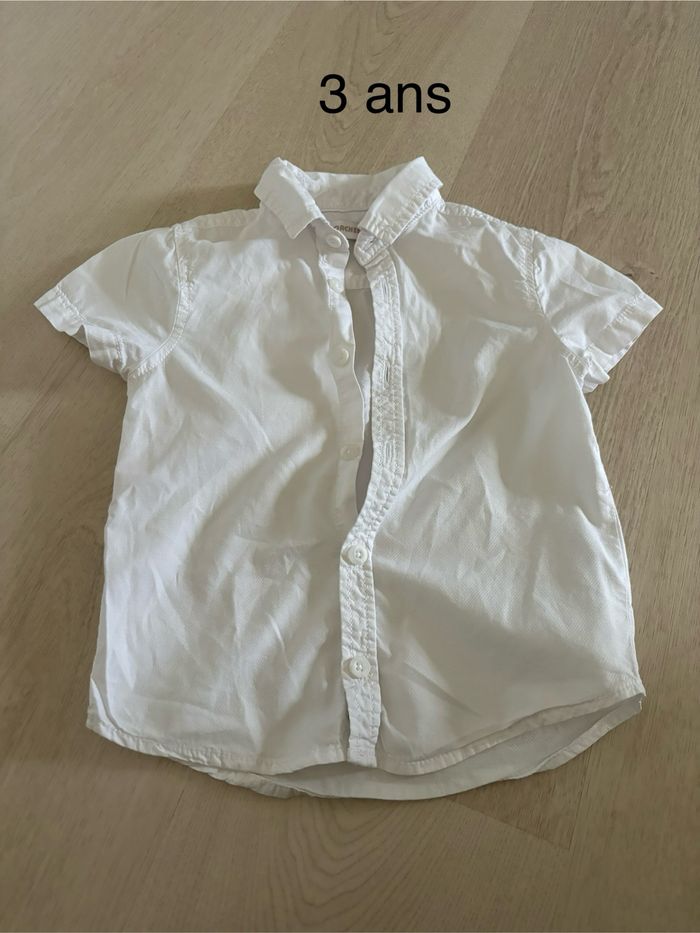 Chemise manche courte 3 ans