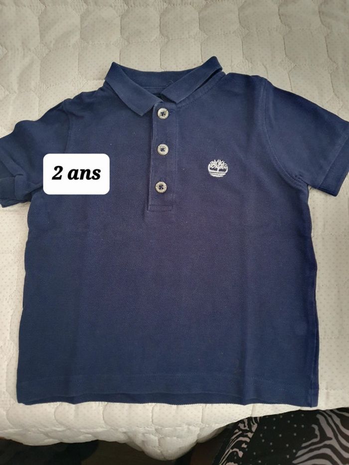Polo uni Timberland 2 ans