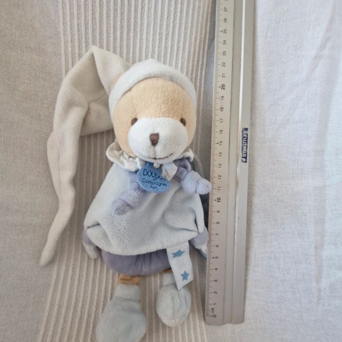 Hochet ours petit chou bleu - photo numéro 6