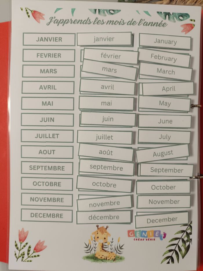 Mon classeur d'apprentissage. - photo numéro 10