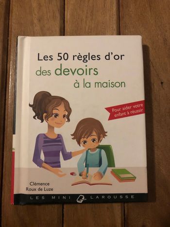 Mini livre les 50 règles d’or des devoirs à la maison