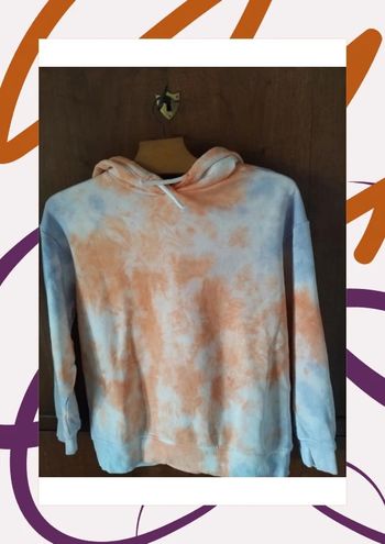 🧡 Sweat à capuche - en molleton doux - orange - 10 ans - Gémo 🧡