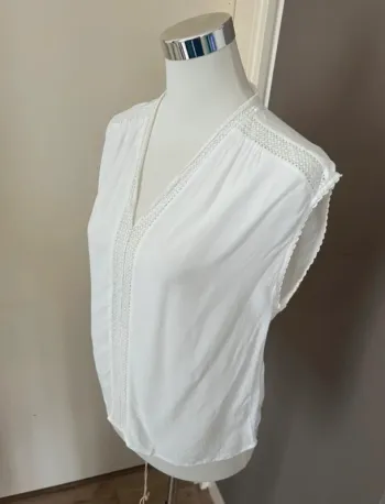 Almae blouse haut top blanc taille 3/40 Excellent état