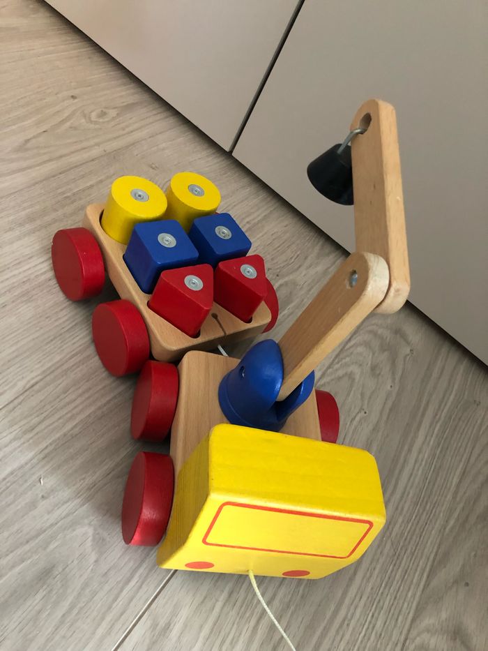 Camion en bois avec remorque - photo numéro 3