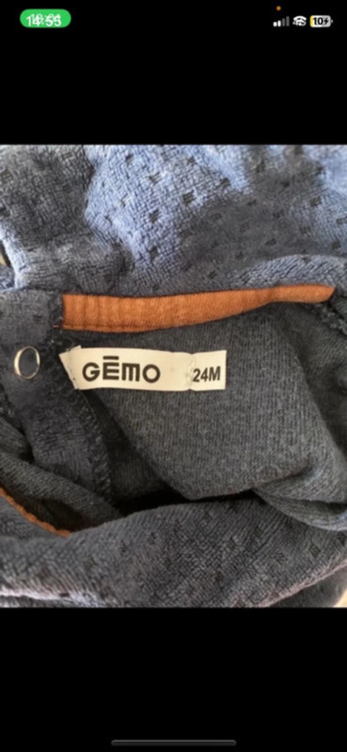 Lot de 3 pyjamas Gemo 24 mois - photo numéro 3