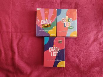 Jeux "Crack List + Crack Story + Crack List-La Récré" neufs sous blister