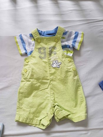 Ensemble salopette courte