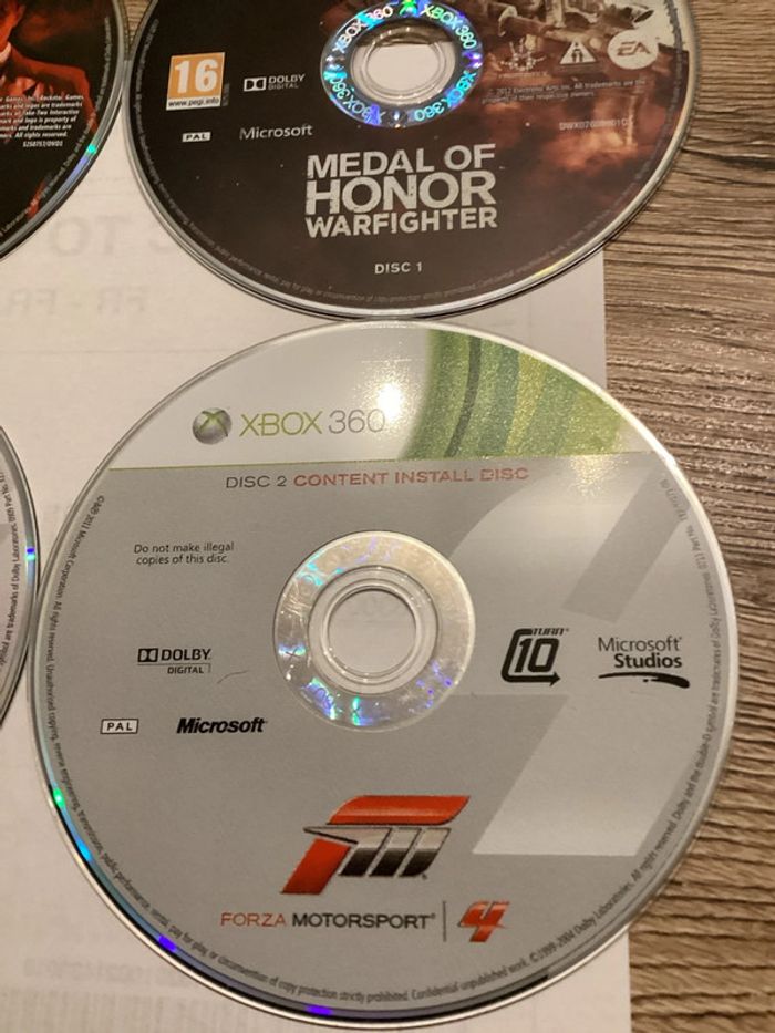 lot de 15 CD jeux ou cd installation Xbox 360 Microsoft à compléter marche parfaitement - photo numéro 6