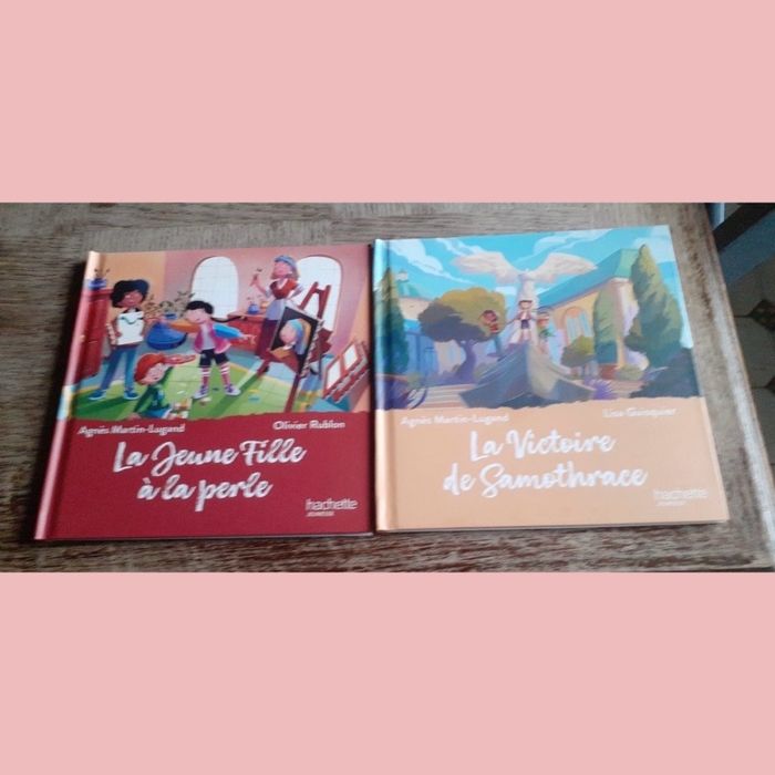 Livre la victoire de Samothrace et La jeune fille à la perle