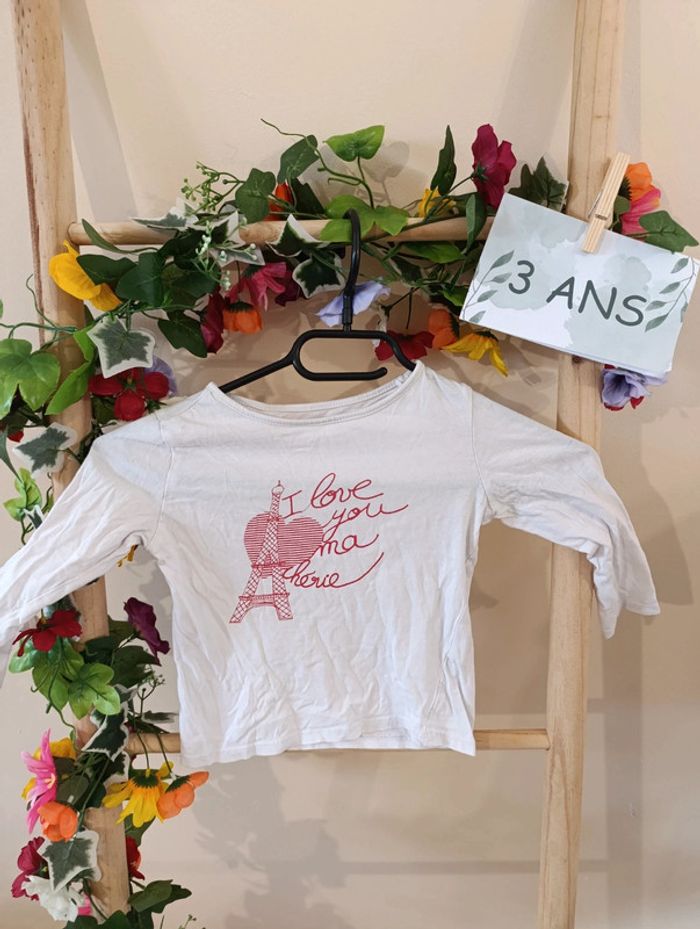 T-shirt manche longue 3ans