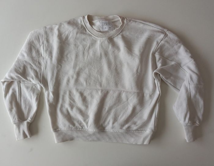 Sweat blanc Zara