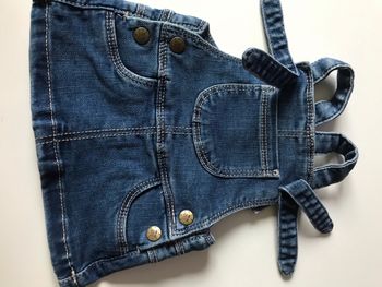 Robe salopette en jean