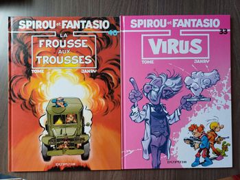Lot de 4 BD Spirou et Fantasio