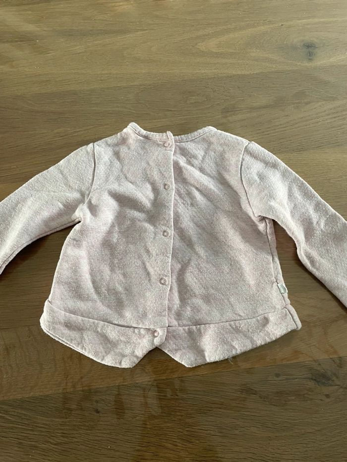 Pull rose poudré tape à l’œil 6 mois - photo numéro 2