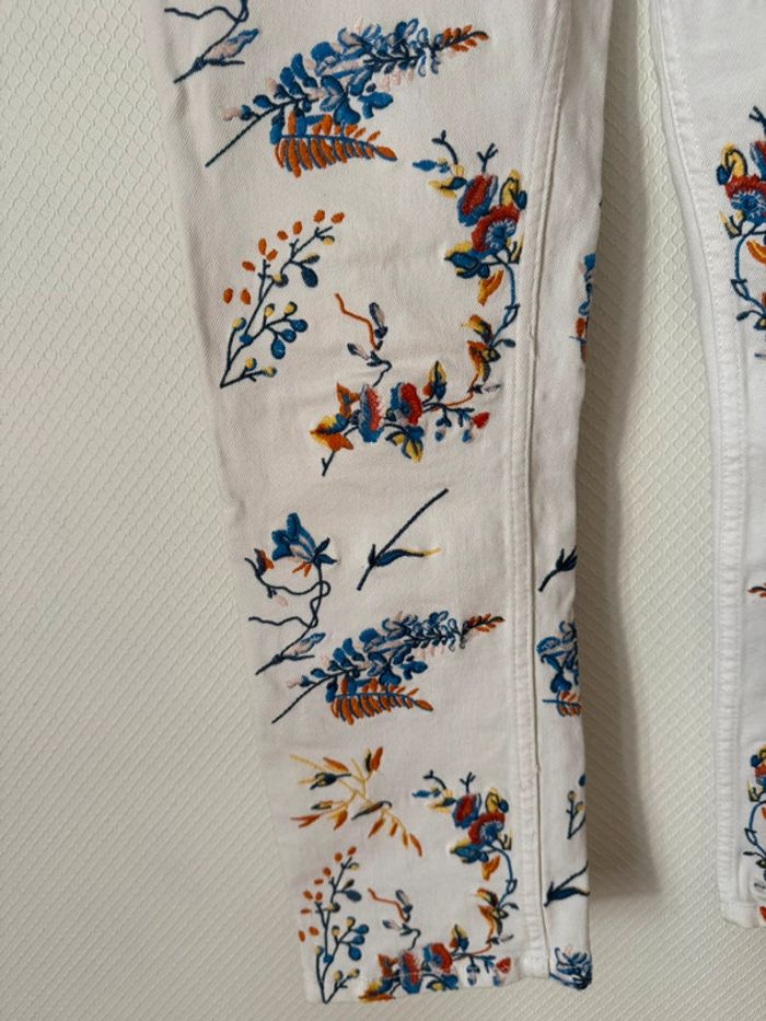 Pantalon blanc droit maje taille 36 neuf sans étiquette - photo numéro 4