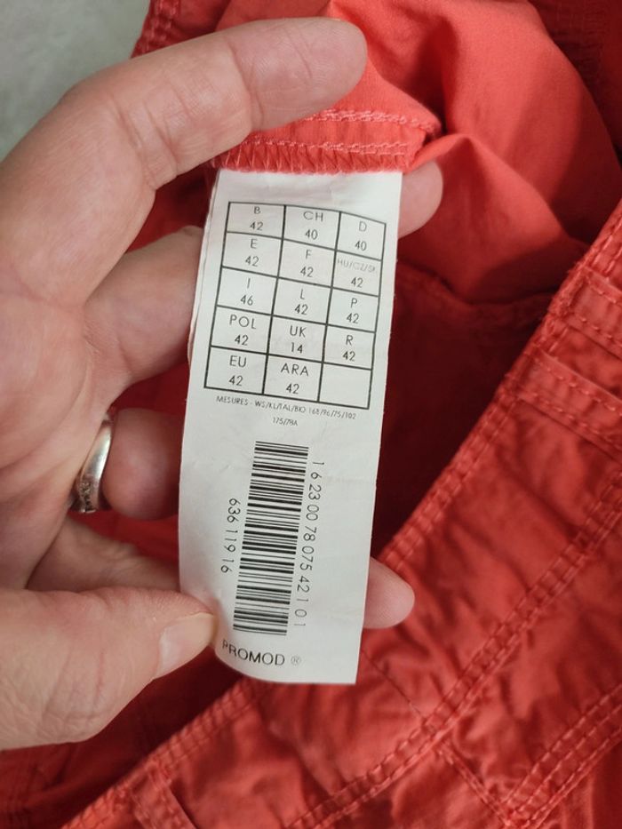 Short corail Promod taille 42 - photo numéro 6