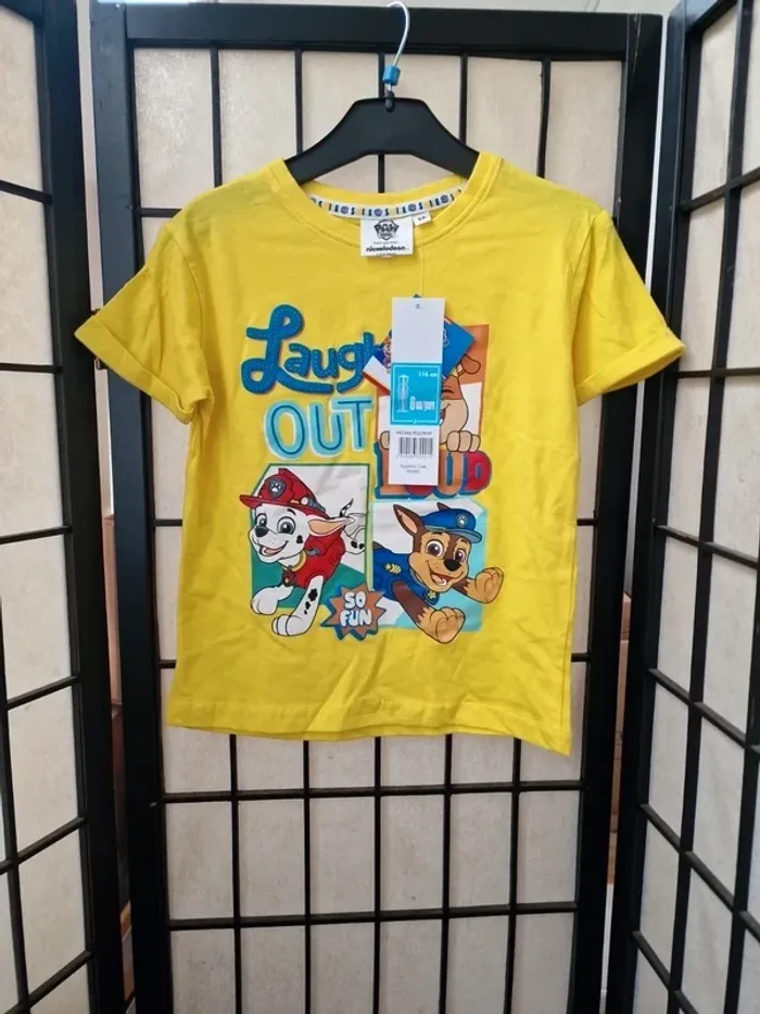t shirt pat patrouille 5ans