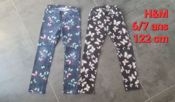 Pantalons fille H&M 7 ans