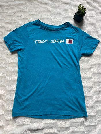 T-shirt Teddy Smith bleu 12 ans