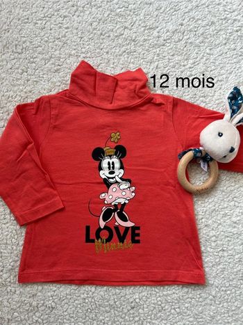 T shirt manche longue fille 12 mois