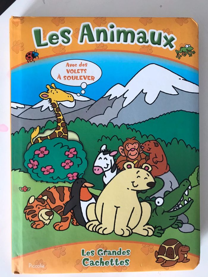 Livre enfants sur les animaux (avec volets à soulever)