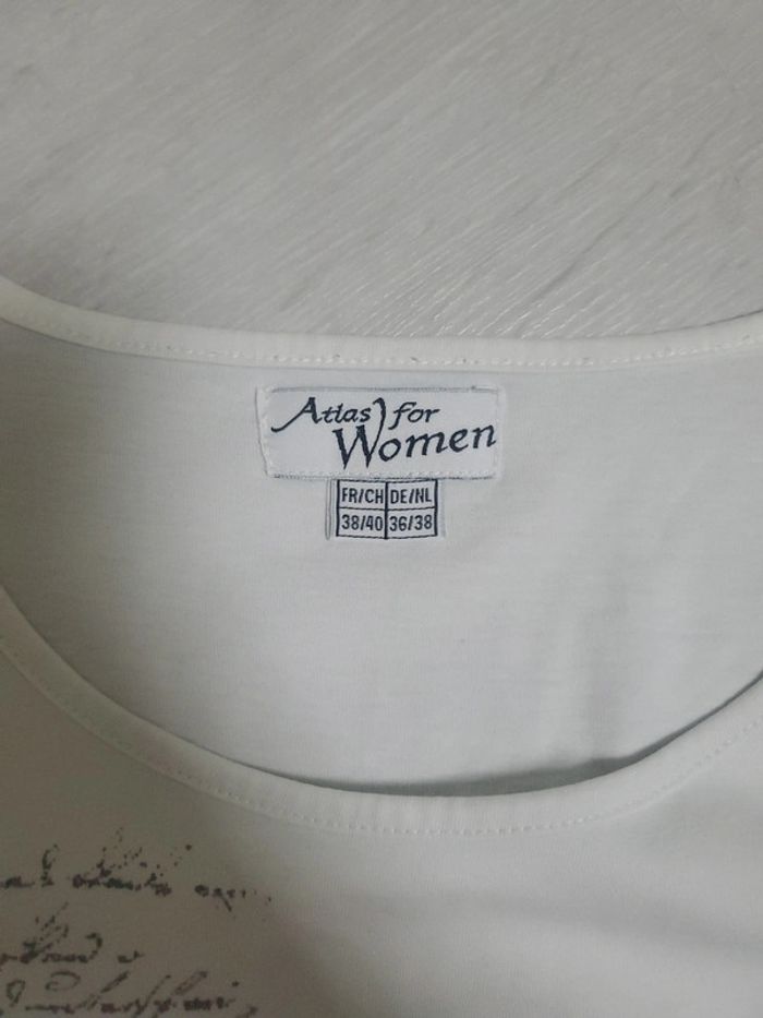 Tshirt manches 3/4 - taille 38/40 - Atlas for Women - photo numéro 3
