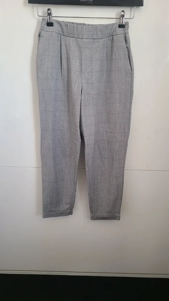 Pantalon à carreaux