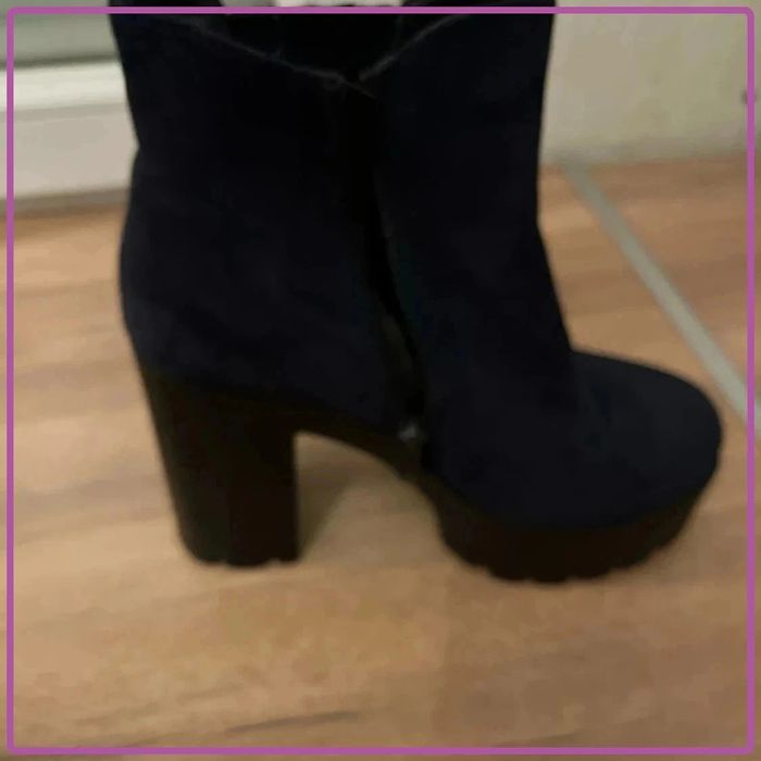 Bottines bleu 37 en très bon état - photo numéro 6