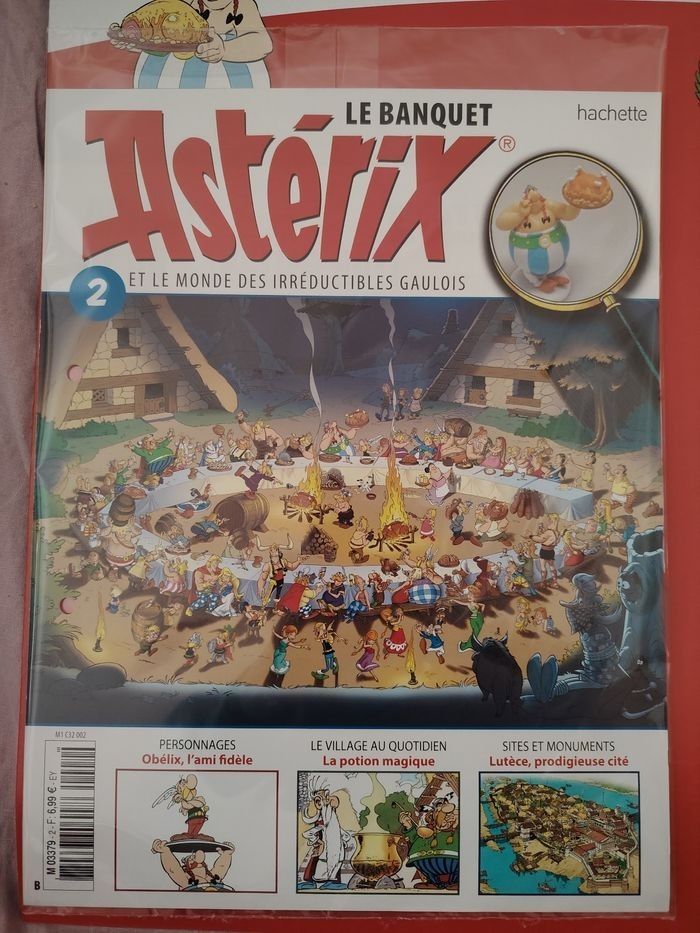 Figurine Obélix hachette collections le banquet d'Astérix neuve sous blister - photo numéro 2