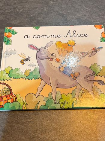 Livre jeunesse mes premiers pas vers la lecture à comme Alice