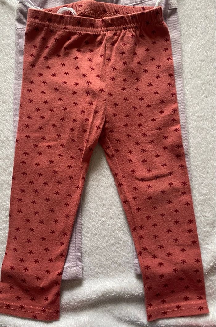 Lot de 7 Pantalons Leggings Bébé 12 Mois - photo numéro 3