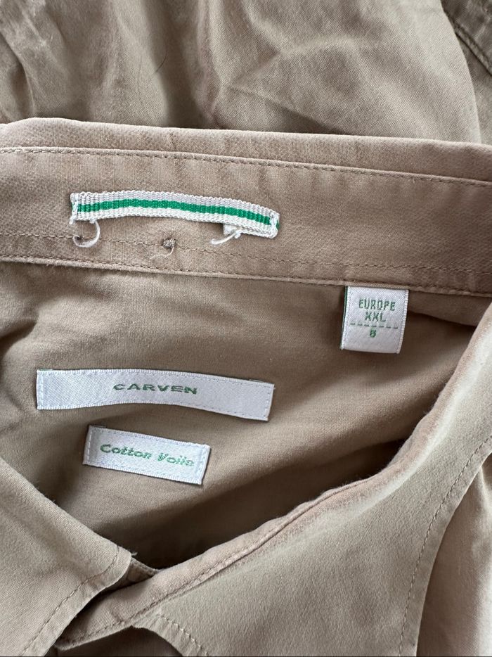 Chemise beige sable Cotton voile Carven TXxl - photo numéro 6