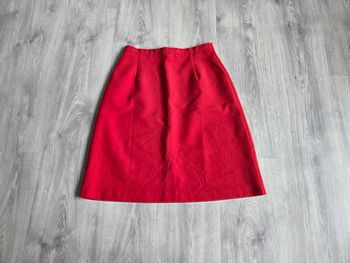 Jupe rouge 3 suisses taille s - basique chic